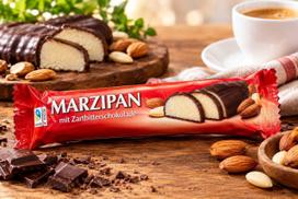 Marcipanas juodajame šokolade