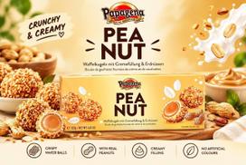 „Papagena Pea Nut“, 125 g – saldainiai su žemės riešutų skoniu