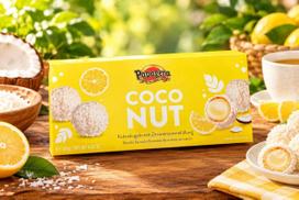„Papagena Coco Nut“, 120 g – kokosų ir citrinų skonio saldainiai
