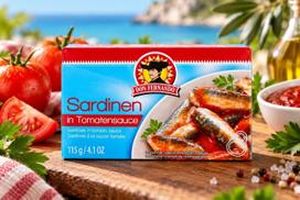 „Don Fernando“ sardinės pomidorų padaže, 115 g