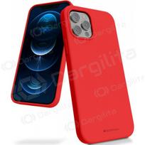 Apple iPhone 16e, 17e dėklas Mercury "Silicone Case" (raudonas)