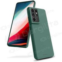 Apple iPhone 16e, 17e dėklas Mercury "Silicone Case" (tamsiai žalias)