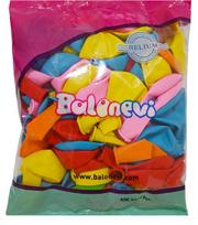 Balionų rinkinys ovalūs GoParty, įvairių spalvų, 100 vnt.
