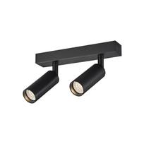 Šviestuvas lubų CristalRecord Slim, G9, 2 x 5 W, juoda sp. / juoda sp.