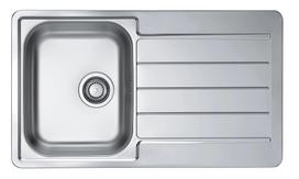 Virtuvinė plautuvė Alveus Line Max, nerūdijantysis plienas, 86 cm x 50 cm x 19 cm, satino sp.