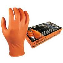 Vienkartinės nitrilinės pirštinės M-Safe Grippaz 246OR, 50 vnt, 10