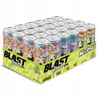 Gėrimas su sumažintu kofeinu BLAST Boost Mix by Pug, 24 x 250 ml