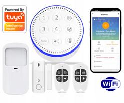 Signalizacija su belaidžiais RTX jutikliais, PIR kontaktu ir nuotolinio valdymo pultais, suderinama su TUYA WiFi
