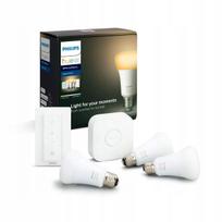 Išmaniųjų lempučių rinkinys Philips HUE White Ambiance, 3x Bluetooth LED, 9W, E27