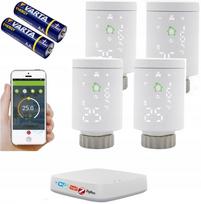 Termostatinės galvutės TUYA ZigBee 4 vnt. su WiFi valdymo pultu