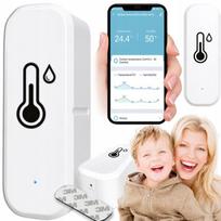 Termometras–higrometras su temperatūros ir drėgmės jutikliu, WiFi, valdymas programėle