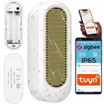Lietaus ir vandens nuotėkio jutiklis su IP65 apsauga, ZigBee, Tuya, išorinis valdiklis