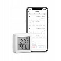 Skaitmeninis termometras ir drėgmės matuoklis SwitchBot MeterTH S1, baltas