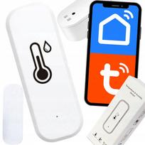 Skaitmeninis termometras-drėgmės matuoklis su WiFi, Tuya Smart
