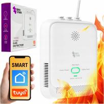 Dujų nuotėkio jutiklis Spacetronik, 85 dB, WiFi/ZigBee, metanas ir LPG, su laidu