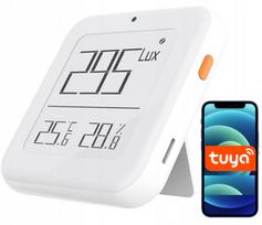 Šviesos ir temperatūros, drėgmės jutiklis TUYA Zigbee