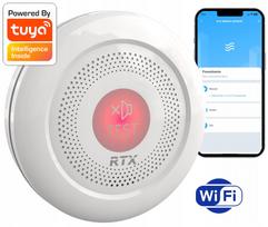 Dūmų jutiklis RTX TUYA WiFi, sertifikatai: DBI, CE, EN, DoP, CoCP