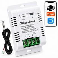 WiFi termostatas TUYA su zonda, energijos matavimu, 20A