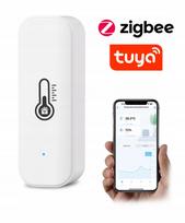 Oro temperatūros ir drėgmės jutiklis ZIGBEE TUYA