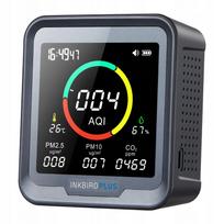 Oro kokybės matuoklis INKBIRD PTH-9A, CO2, PM2.5, AQI rodmenys, vidaus patalpoms