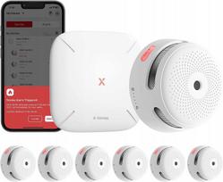 Dūmų jutiklių rinkinys X-SENSE FS61, 6 vnt. XS01-M su WiFi HUB SBS50 ir programėle