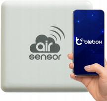 Oro kokybės jutiklis BLEBOX airSensor, WiFi, IP32, su LED indikatoriais