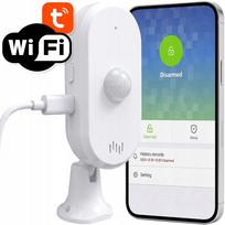 Judesio jutiklis su garsiniu signalu, WiFi, USB-C, TUYA