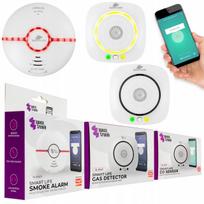 Dujų, dūmų ir anglies monoksido jutiklis TUYA Smart su WiFi
