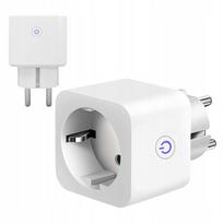 Išmanusis WiFi kištukinis lizdas TUYA 16A su laikmačiu ir energijos matuokliu