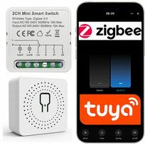 Dvipusis Zigbee Tuya Smart Life valdiklis, 230V 16A, įleidžiamas modulis