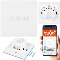 Stiklo žaliuzių valdiklis TUYA Smart, WiFi, 600W, LED