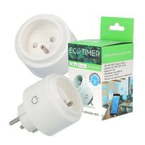 Išmanioji WiFi kištukinė lizdas Tuya, su energijos matavimu, 16A 3680W, EC-SMART02
