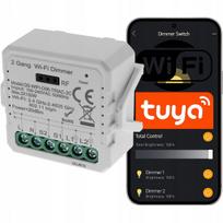 Dvigubas šviesos reguliatorius LED lempoms, 230V, WiFi, TUYA Smart