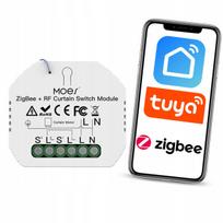 Zigbee radijo modulis Moes žaliuzių pavarai, suderinamas su Tuya, Home Assistant, Zigbee2mqtt