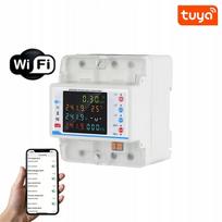 Trifazis elektros energijos skaitiklis TUYA WiFi, DIN, 100A