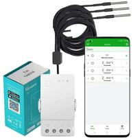 Temperatūros jutiklis Sonoff THR316 su WiFi termostatu ir 3 DS18B20 davikliais (1 m)