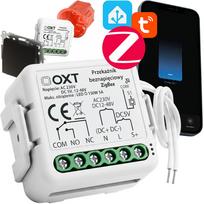 Relinė jungtis OXT Mini ZigBee TUYA, 230V AC, 5V/12-48V DC
