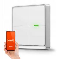 Nuotolinio valdymo pultas Tuya Smart Zigbee, 4 mygtukai, 12 scenų