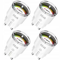 Išmanusis Zigbee lizdas NOUS A1Z, su energijos matavimu, 10A, suderinamas su Alexa ir Tuya, 4 vnt.