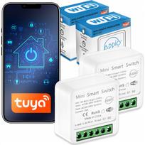 Belaidis WiFi rėlės jungiklis TUYA SMART, 16A, 2 vnt.
