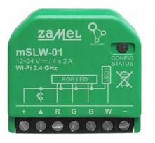 LED valdiklis Zamel mSLW-01, WiFi, 4 kanalai, RBGW