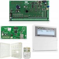 Signalizacijos komplektas SATEL Integra 64 su INT-KLCD-W, ETHM-1 Plus ir OPU-3 P, 80 W