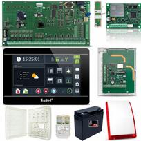 Signalizacijos komplektas SATEL Integra 64 su jutikliniu ekranu, GSM LTE moduliu ir ACU-220 moduliu