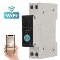 Wi-Fi relė TUYA, 16A, montuojama ant DIN bėgelio
