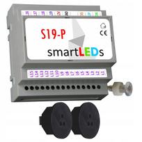 Laiptų LED apšvietimo valdiklis su 3–19 judesio jutikliais smartLEDs, Premium rinkinys
