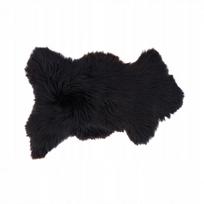 Avių kailis NATURAL BLACK, 50 cm, XXXXSmall, 100% natūralus