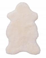 Avių kailis, baltas, trumpi plaukai, 100–120 cm