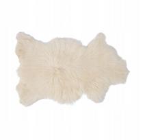 Kalnų avikailis „WHITE“, 50 cm, XXXXXS, 100 % natūrali avies oda