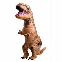 Karšti Pripučiami Dinozaurų Kostiumai, Kostiumas, Suknelė T-Rex Anime Vakarėliu, brown_Kids 120-145cm