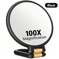 Rankinis makiažo didinamasis veidrodis, 1x/100x, 1 vnt.